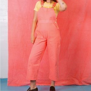 Big Bud Press Overalls in Flamingo Pink - M